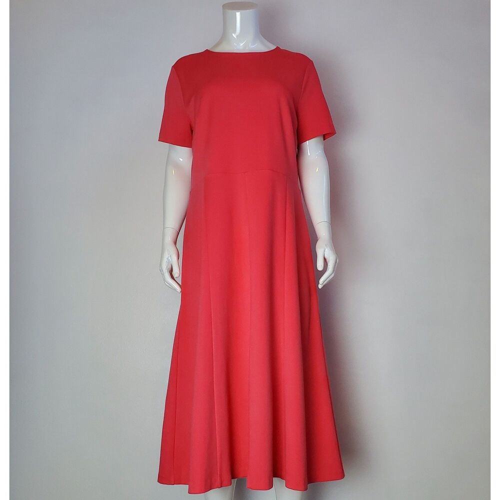 NWT Ann Taylor Pink Midi Dress